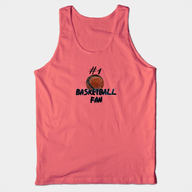 #1 Basketball fan Tank Top by artsytee